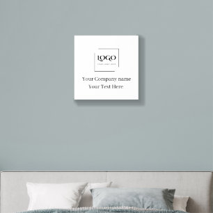 Elegant custom your logo template acrylic photo tile