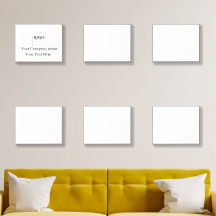 Elegant custom your logo template acrylic photo tile