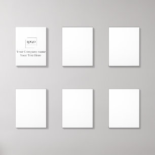 Elegant custom your logo template acrylic photo tile