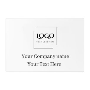 Elegant custom your logo template acrylic print