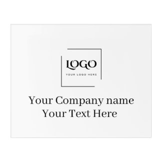 Elegant custom your logo template acrylic print