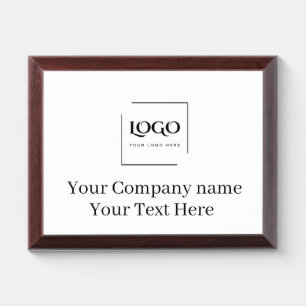 Elegant custom your logo template award plaque