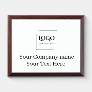 Elegant custom your logo template award plaque