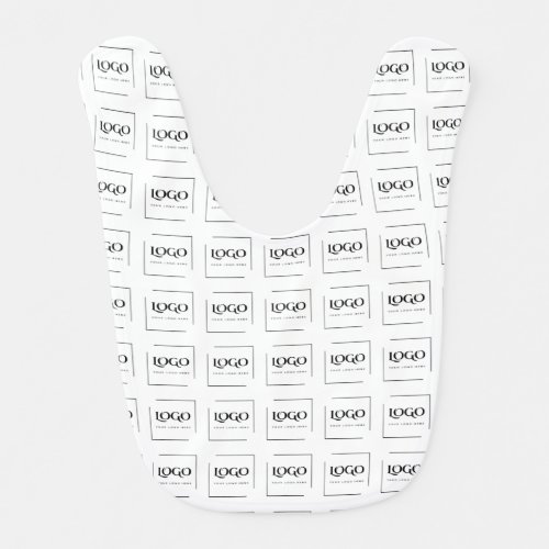 Elegant custom your logo template baby bib