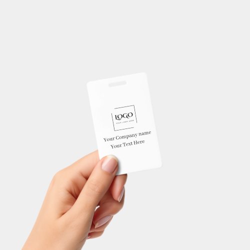 Elegant custom your logo template badge