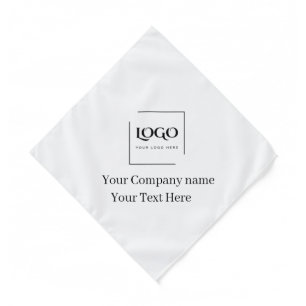 Elegant custom your logo template bandana