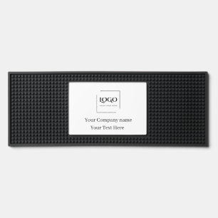 Elegant custom your logo template bar mat
