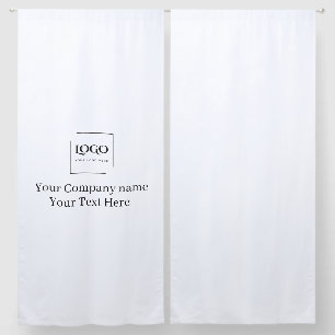 Elegant custom your logo template blackout curtains