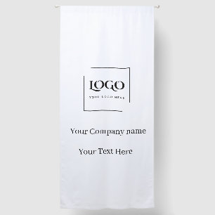 Elegant custom your logo template blackout curtains