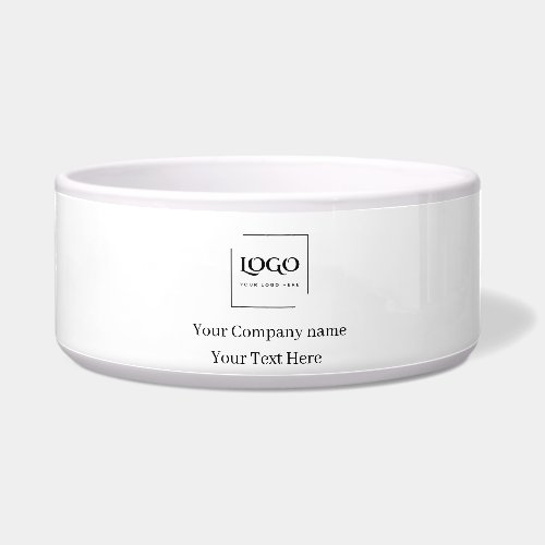 Elegant custom your logo template bowl