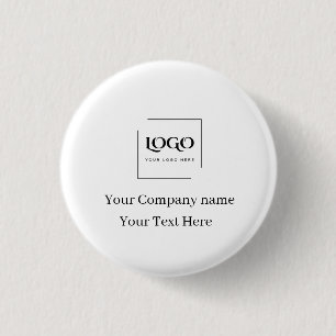 Elegant custom your logo template button
