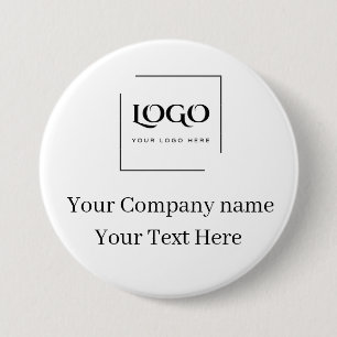 Elegant custom your logo template button