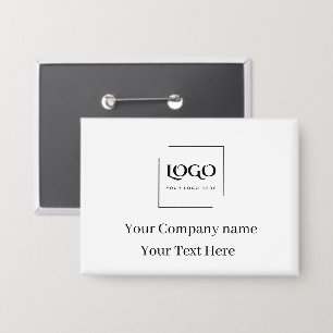 Elegant custom your logo template button