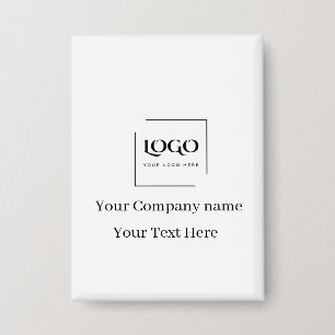 Elegant custom your logo template button