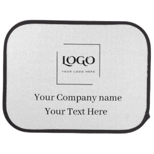 Elegant custom your logo template car floor mat