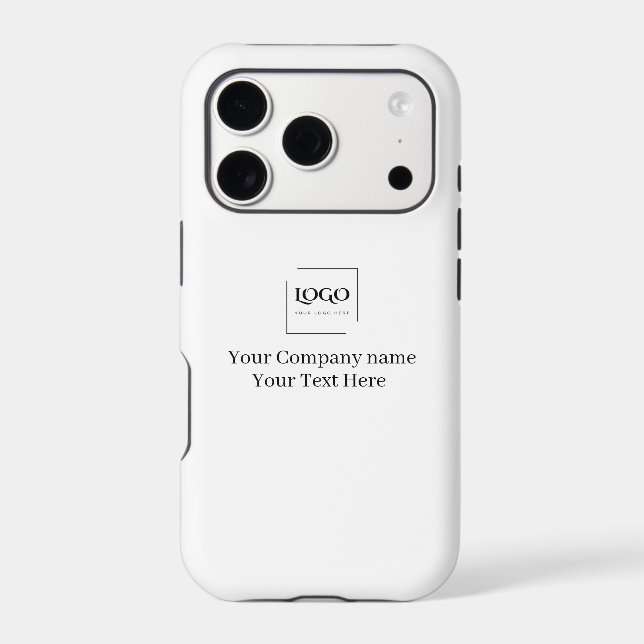 Elegant custom your logo template Case-Mate iPhone case (Back)