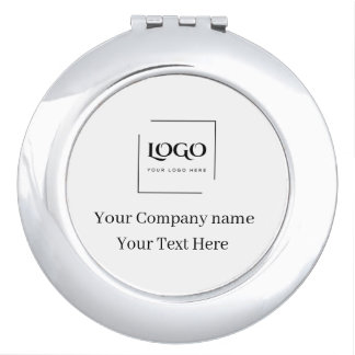 Elegant custom your logo template compact mirror