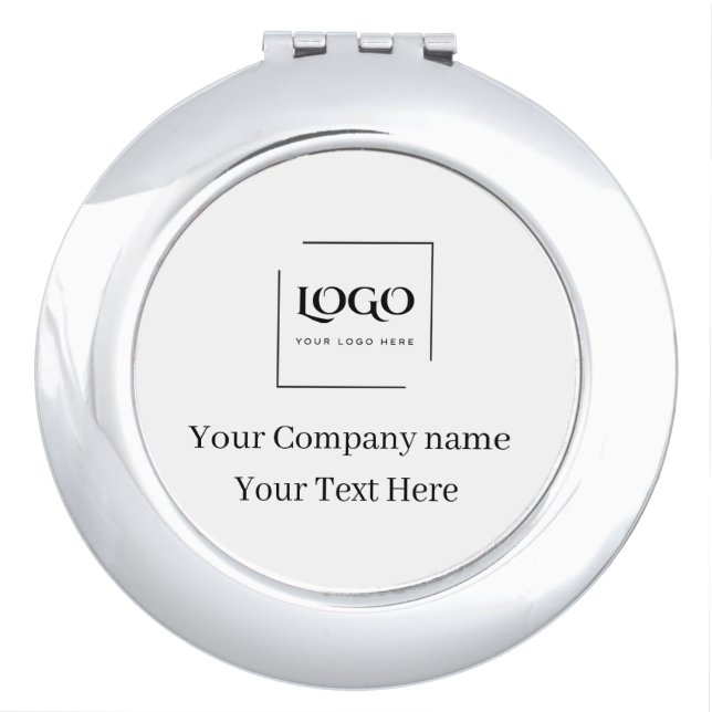 Elegant custom your logo template compact mirror (Front)