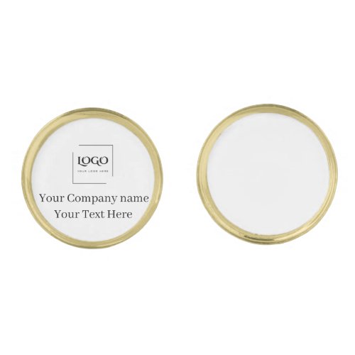 Elegant custom your logo template cufflinks