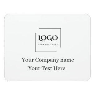 Elegant custom your logo template door sign