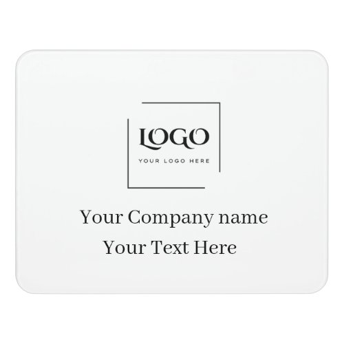 Elegant custom your logo template door sign