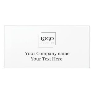 Elegant custom your logo template door sign