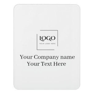Elegant custom your logo template door sign