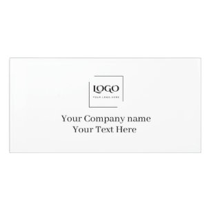 Elegant custom your logo template door sign