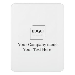 Elegant custom your logo template door sign