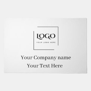 Elegant custom your logo template doormat