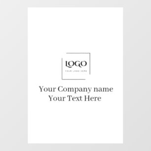 Elegant custom your logo template floor decals