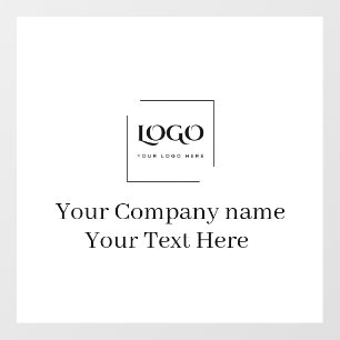 Elegant custom your logo template floor decals