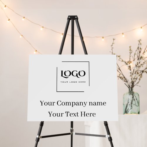 Elegant custom your logo template foam board