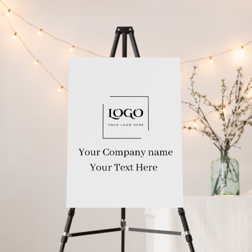 Elegant custom your logo template foam board