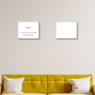 Elegant custom your logo template foam core photo tile