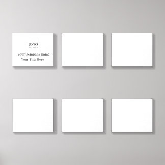 Elegant custom your logo template foam core photo tile