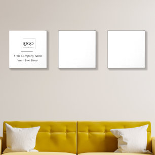 Elegant custom your logo template foam core photo tile