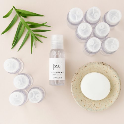 Elegant custom your logo template hand sanitizer