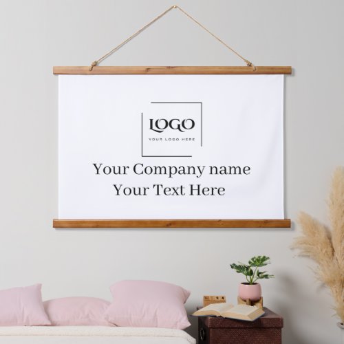Elegant custom your logo template hanging tapestry