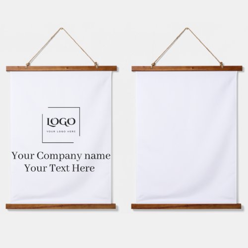 Elegant custom your logo template hanging tapestry