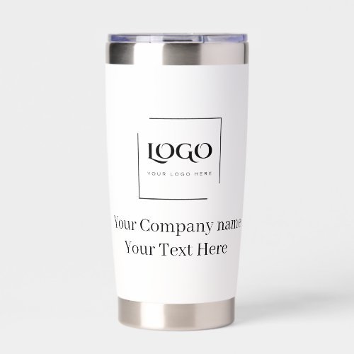 Elegant custom your logo template insulated tumbler