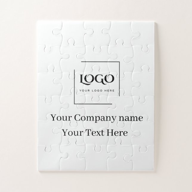 Elegant custom your logo template jigsaw puzzle (Vertical)