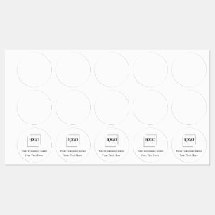 Elegant custom your logo template kids' labels