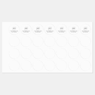 Elegant custom your logo template kids' labels
