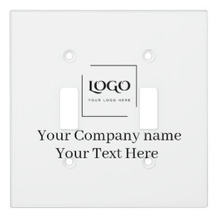 Elegant custom your logo template light switch cover