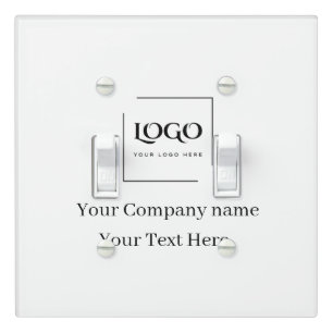 Elegant custom your logo template light switch cover