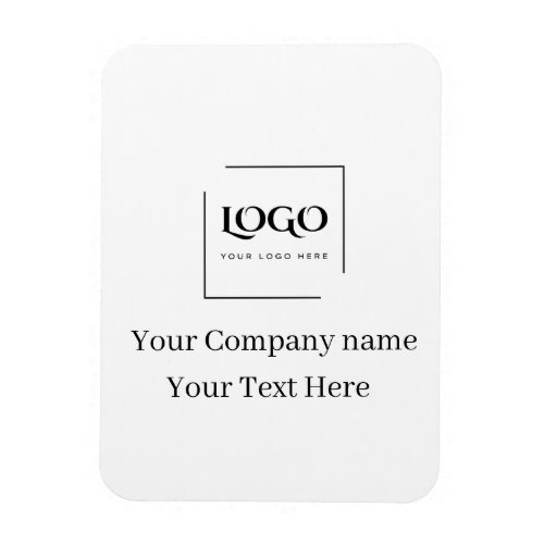 Elegant custom your logo template magnet
