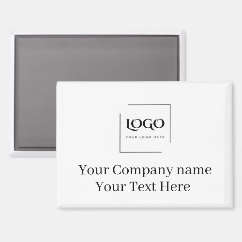 Elegant custom your logo template magnet