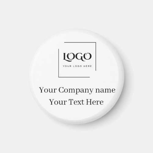 Elegant custom your logo template magnet