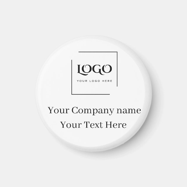 Elegant custom your logo template magnet (Front)